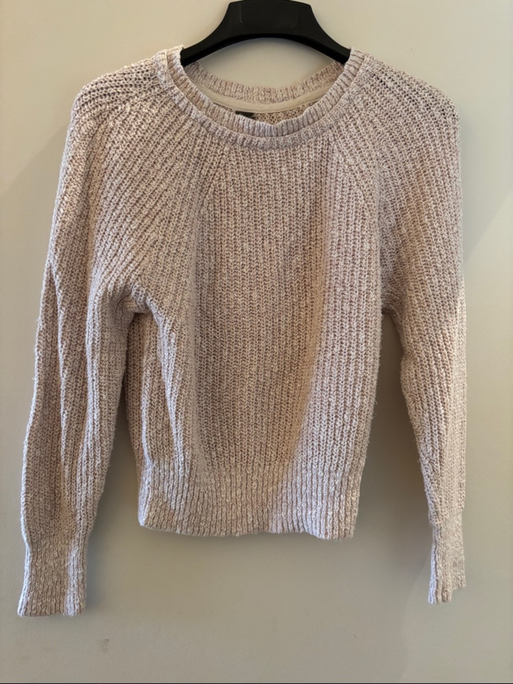 Free People Cozy Women's Crewneck Sweater in Light Beige